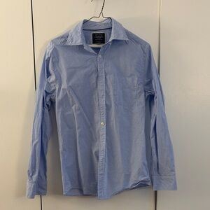 Charles Tyrwhitt Light Blue Gingham Shirt - Extra Slim Fit - S (NWOT)